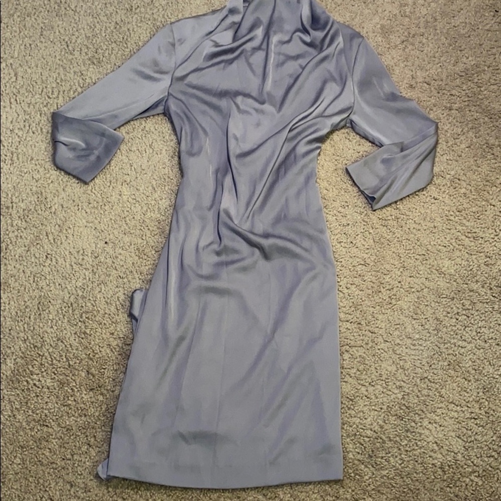 “New” Satin like Grey dress